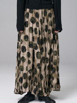 Dot Printed Vintage Y2K Skirt