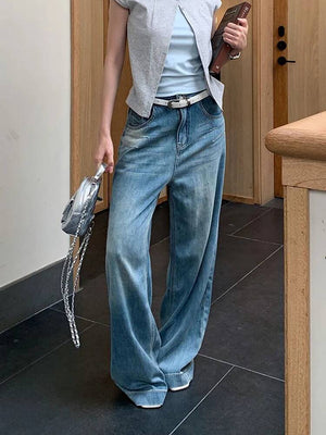 Double Front Pocket Jeans Women's Y2K