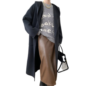 Double Side Wool Spring Jacket Women