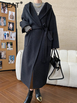 Double Side Wool Spring Jacket Women