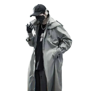 Double Zipper Tactical Jacket in multiple colourways — dark techwear streetwear, view 1 of 6