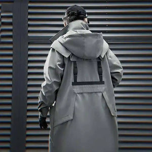 Double Zipper Tactical Jacket in multiple colourways — dark techwear streetwear, view 2 of 6
