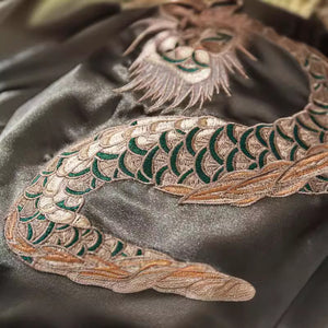 Dragon Embroidered Cyberpunk Jacket