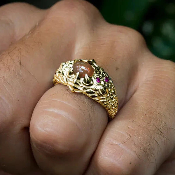 Dragon Eye Ring Gold