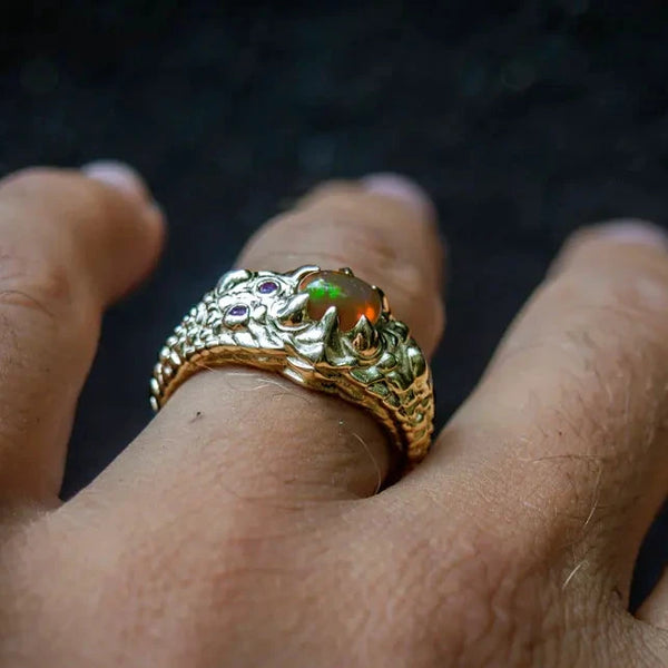 Dragon Eye Ring Gold