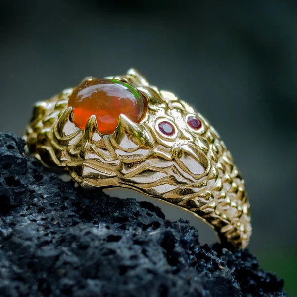 Dragon Eye Ring Gold