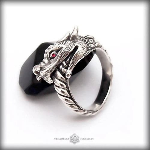 Dragon Sterling Silver Ring