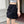 Drawstring Cargo Mini Skirt