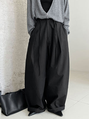 Drawstring Cargo Pants For Women