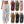 Drawstring Parachute Y2K Pants in white beside small views of the wine red, army green, pink, brown, black and grey