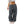 Grey Drawstring Parachute Y2K Pants on a white background, front view of the drawstring waist and flap pockets
