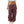 Wine Red baggy parachute cargo pants on a white background, front view of the low drawstring waist