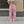 Pink Drawstring Parachute Y2K Pants worn on a street, front view, low waist, baggy legs and cargo pockets