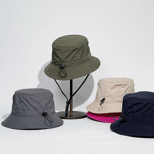 Drawstring Rope Bucket Hat