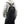 Beige and black drawstring techwear backpack, 20 to 35 litres