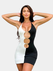 Robe coeur découpe dos