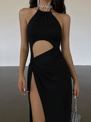 Dress with Back Cut Out