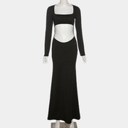 Dress with Cut Out Front