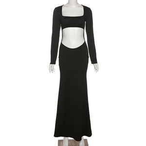 Dress with Cut Out Front