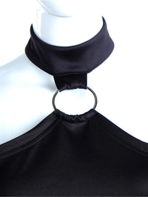 Dress with Cut Out Shoulders