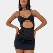 Dress with the Back Cut Out