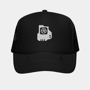 Dribble White Trucker Hat