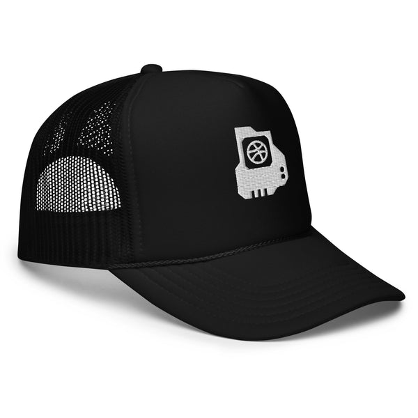 Dribble White Trucker Hat