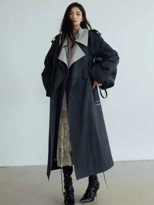 Dyeing Trench Women Jacket Spring