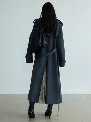 Dyeing Trench Women Jacket Spring