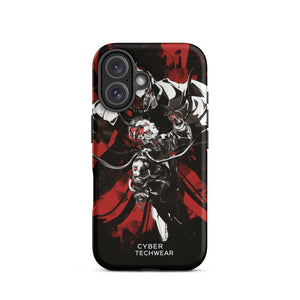 Dynamic Black and red iPhone Case