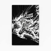 Dynamische Kraft Cyberpunk Art