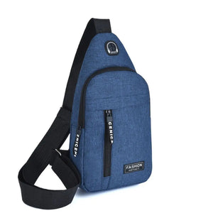 Earphone Hole Crossbody Sling Bag