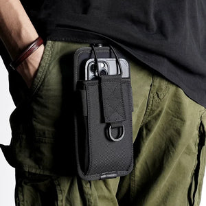 Small nylon EDC pouch that hangs from the waist