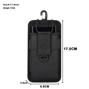 Small nylon EDC pouch that hangs from the waist