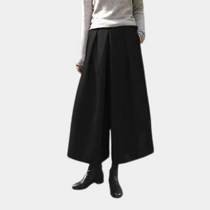 Elastic Skirt Pants