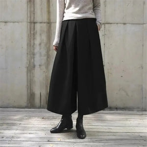 Elastic Skirt Pants