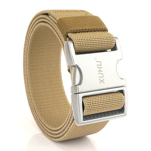 Elastic Tactical Belt Aluminum