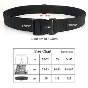 Elastic Tactical Belt Aluminum