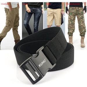 Elastic Tactical Belt Aluminum