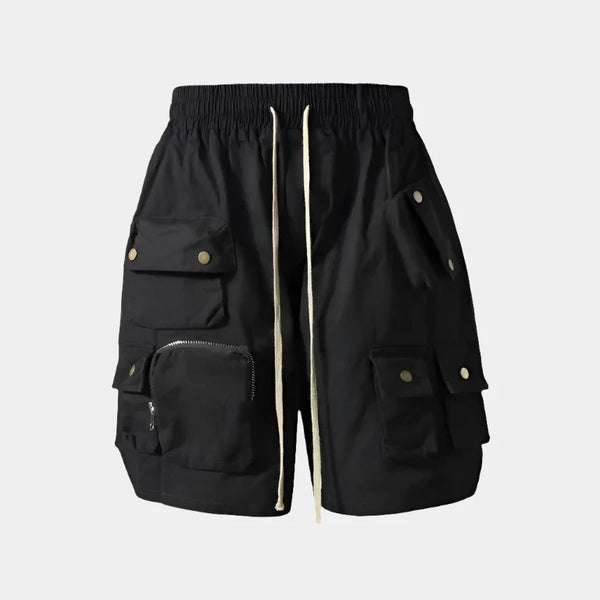 Elastic Waist Baggy Shorts