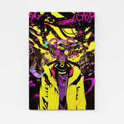 Arte Cyberpunk Neón Eléctrico