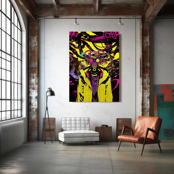 Electric Neon Cyberpunk Art