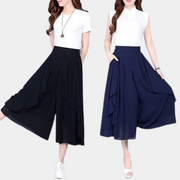 Eleganter Chiffon-Hosenrock