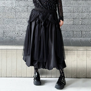 Elegant Fashion Black Goth Skirt