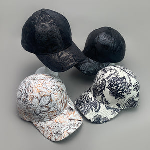 Elegant Flower Leaf Y2K Cap