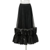 Elegant Goth Maxi Skirt