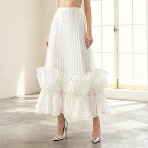 Elegant Goth Maxi Skirt