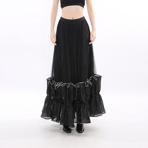 Elegant Gothic Long Skirt