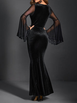 Elegant Long Goth Dress