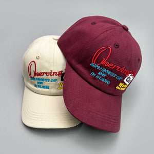 Embroidered Colored Letters Y2K Cap